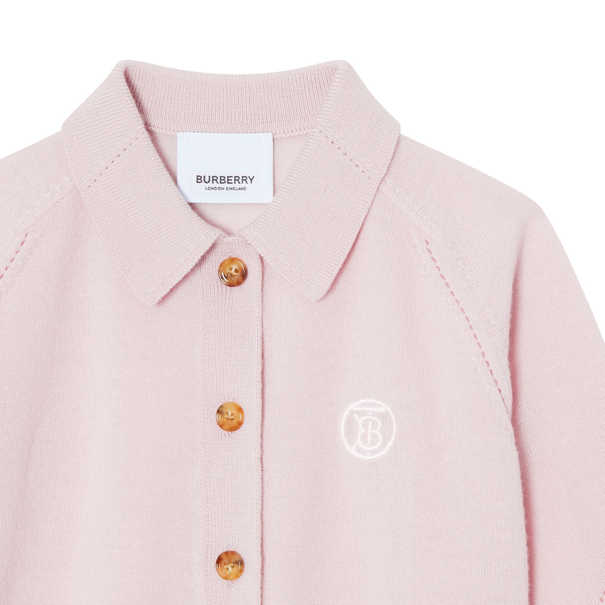 Cardigan en laine Monogram - Light Pink