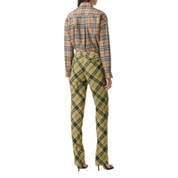 Chemise oversize en coton Vintage Check avec motif Love - Archive Beige Check