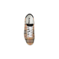 Sneakers en cuir et tissu Vintage Check - Archive Beige