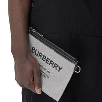 Pochette en toile Horseferry avec sangle amovible - Black