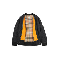 Bomber matelassé en coton - Black