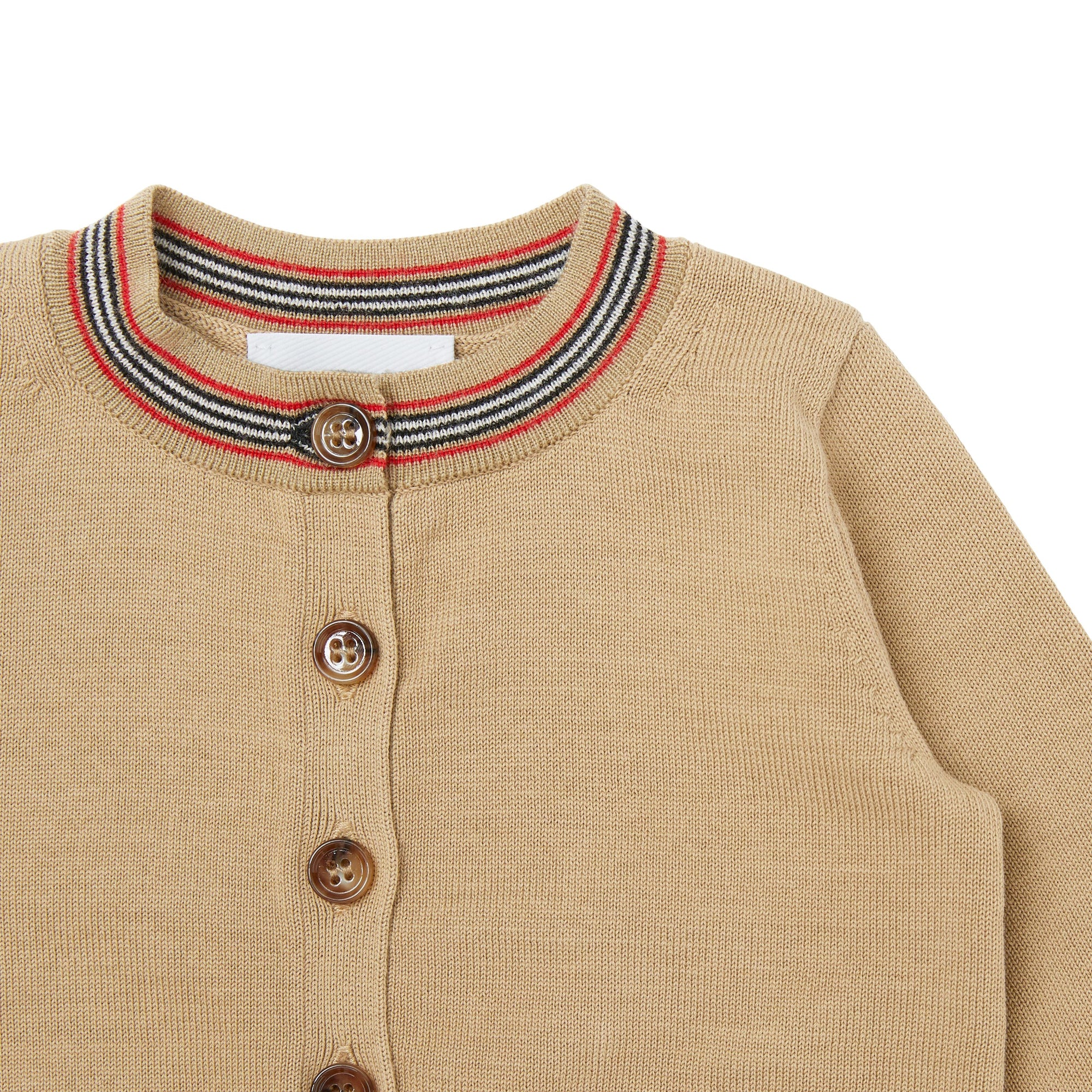Coffret cadeau trois pièces pour bébé en coton - Archive Beige Check