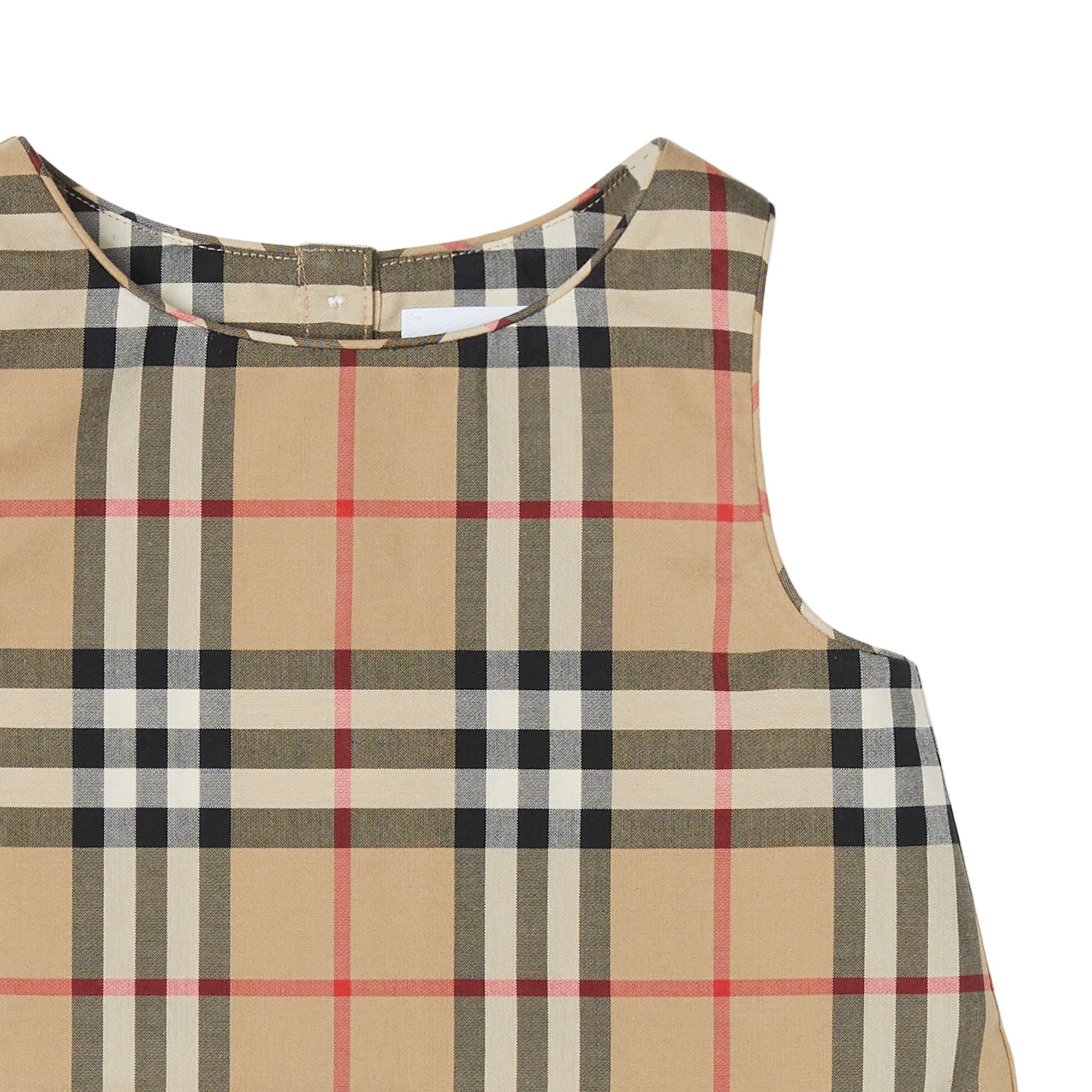 Coffret cadeau trois pièces pour bébé en coton - Archive Beige Check