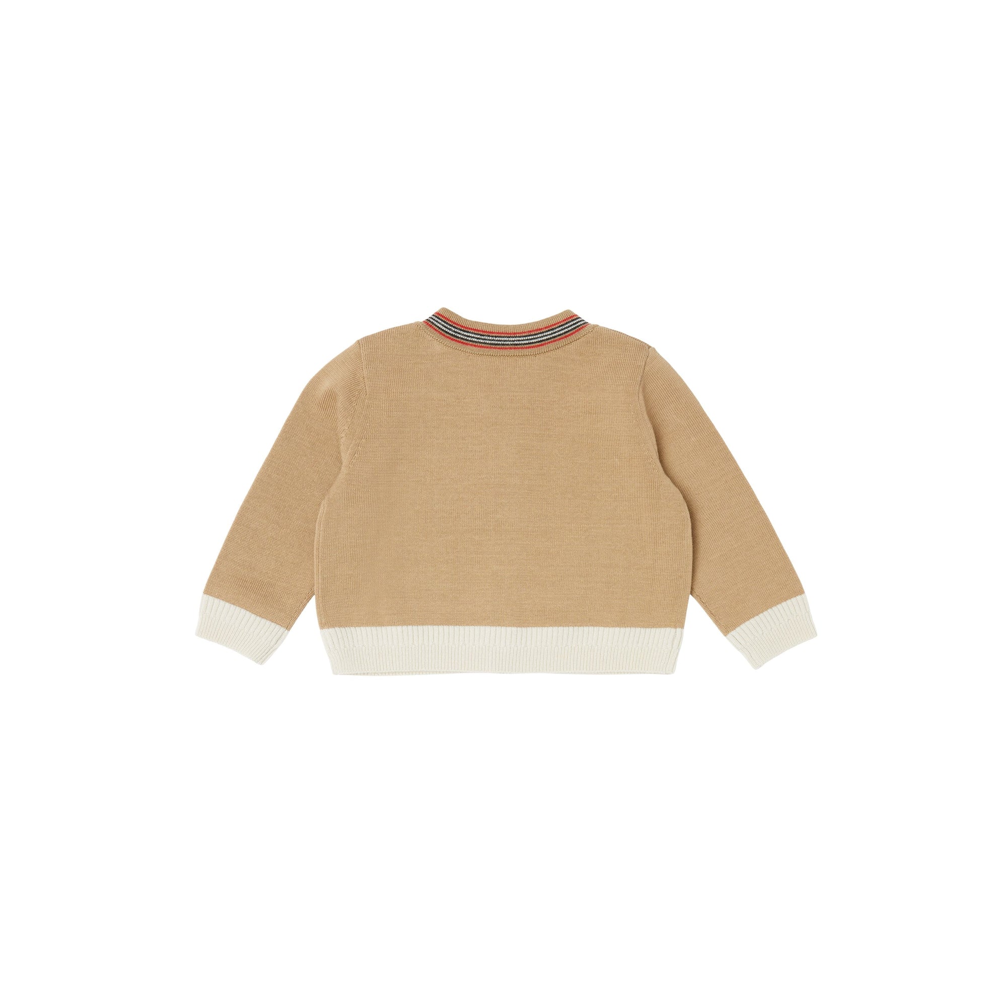 Coffret cadeau trois pièces pour bébé en coton - Archive Beige Check