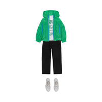 Veste à capuche légère avec logo - Spring Green