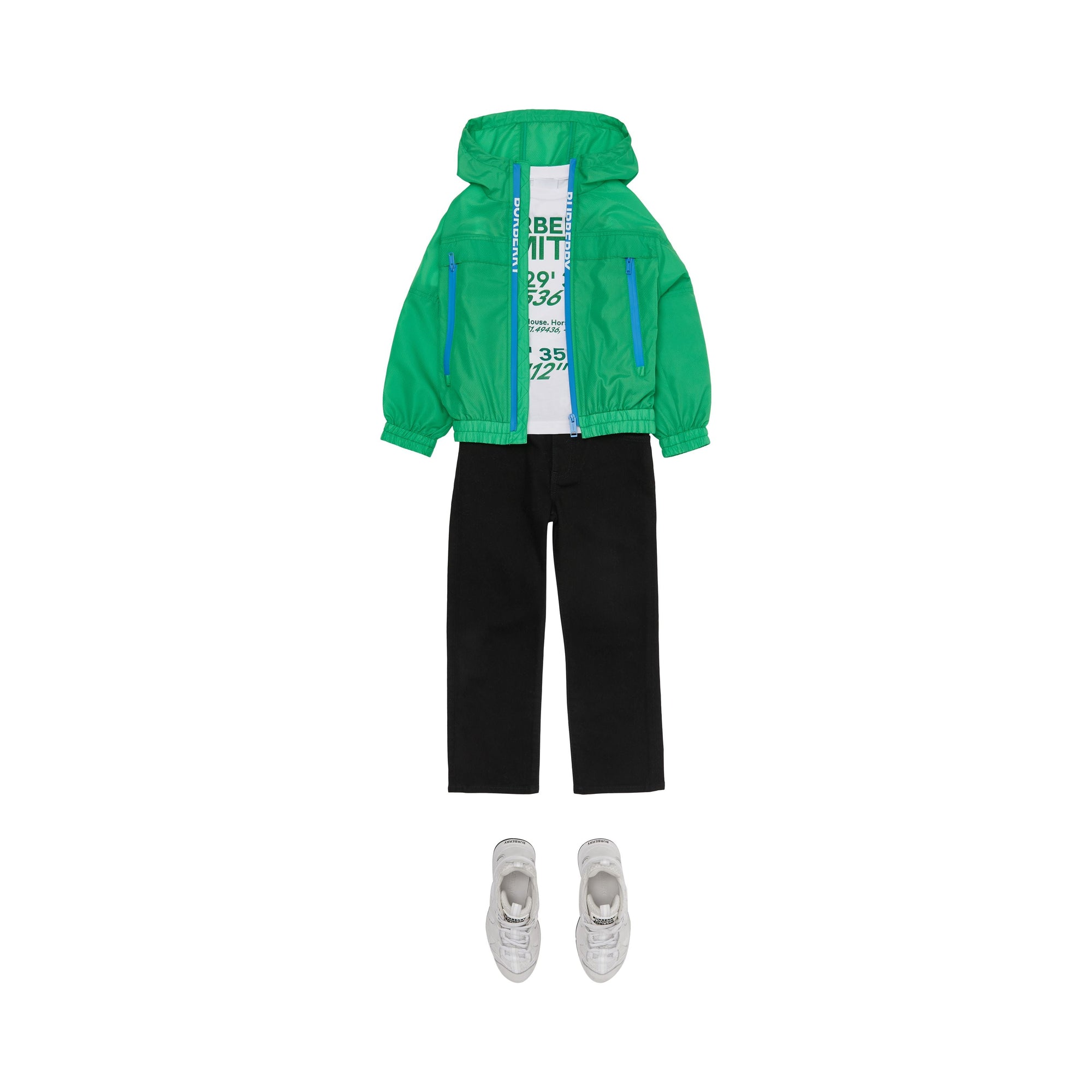 Veste à capuche légère avec logo - Spring Green