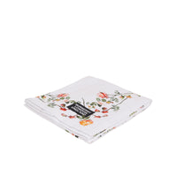 Couverture pour bébé en coton à imprimé montage - White