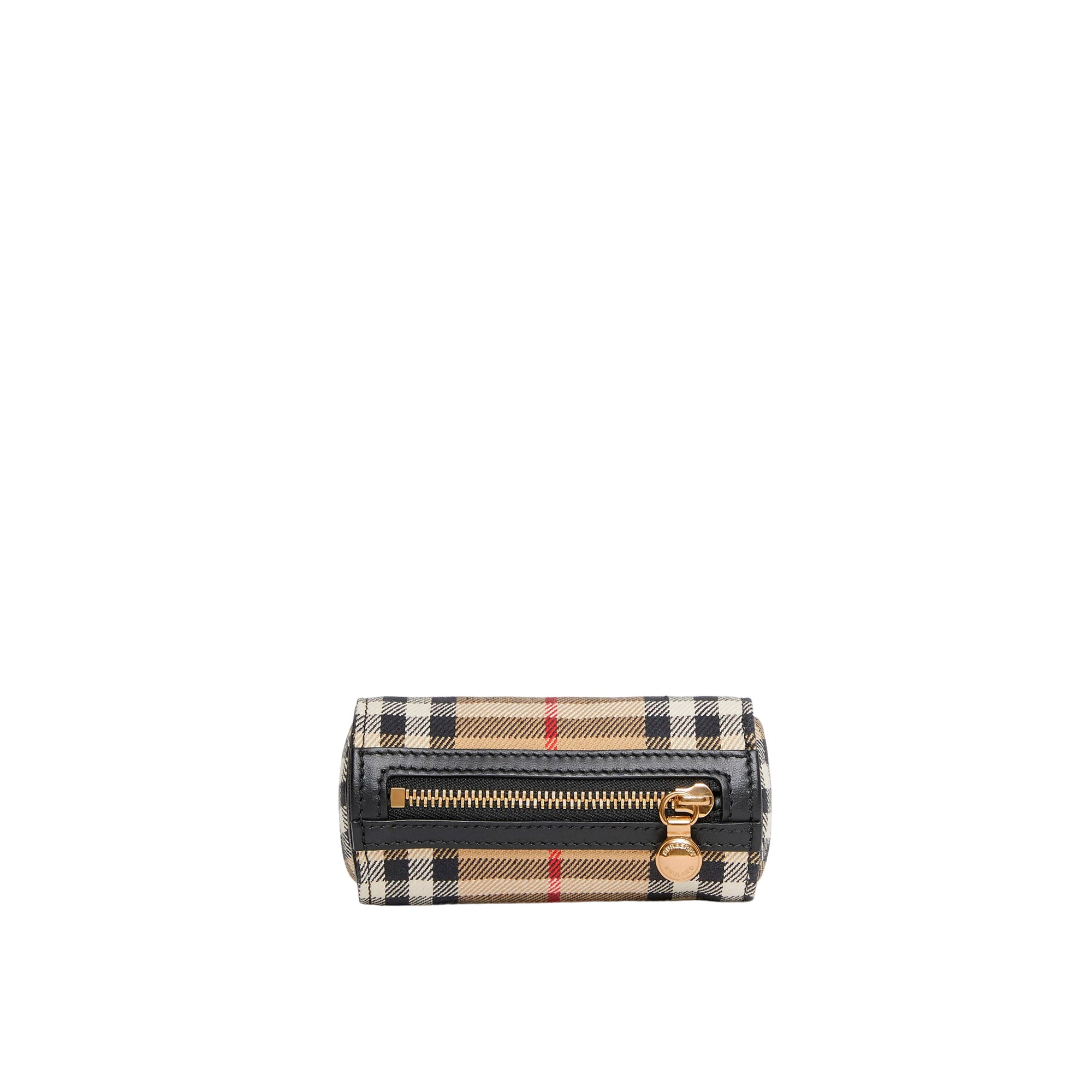 Porte-clés The Barrel en coton Vintage Check - Archive Beige