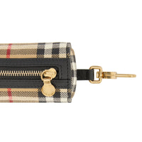 Porte-clés The Barrel en coton Vintage Check - Archive Beige