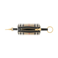 Porte-clés The Barrel en coton Vintage Check - Archive Beige