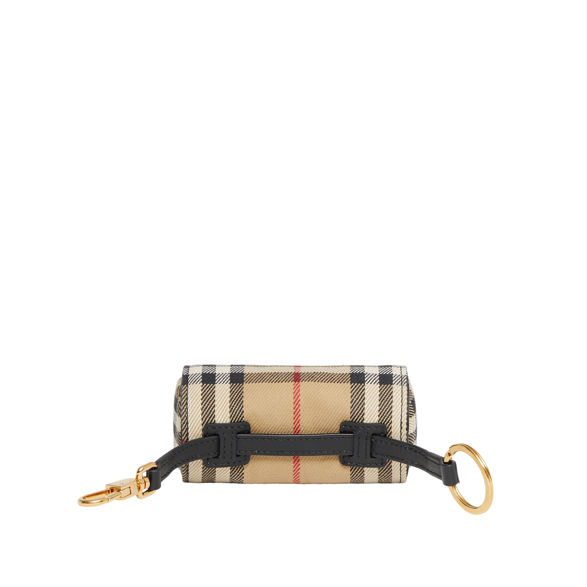 Porte-clés The Barrel en coton Vintage Check - Archive Beige