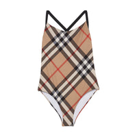 Maillot de bain à motif Exaggerated check - Archive Beige Check