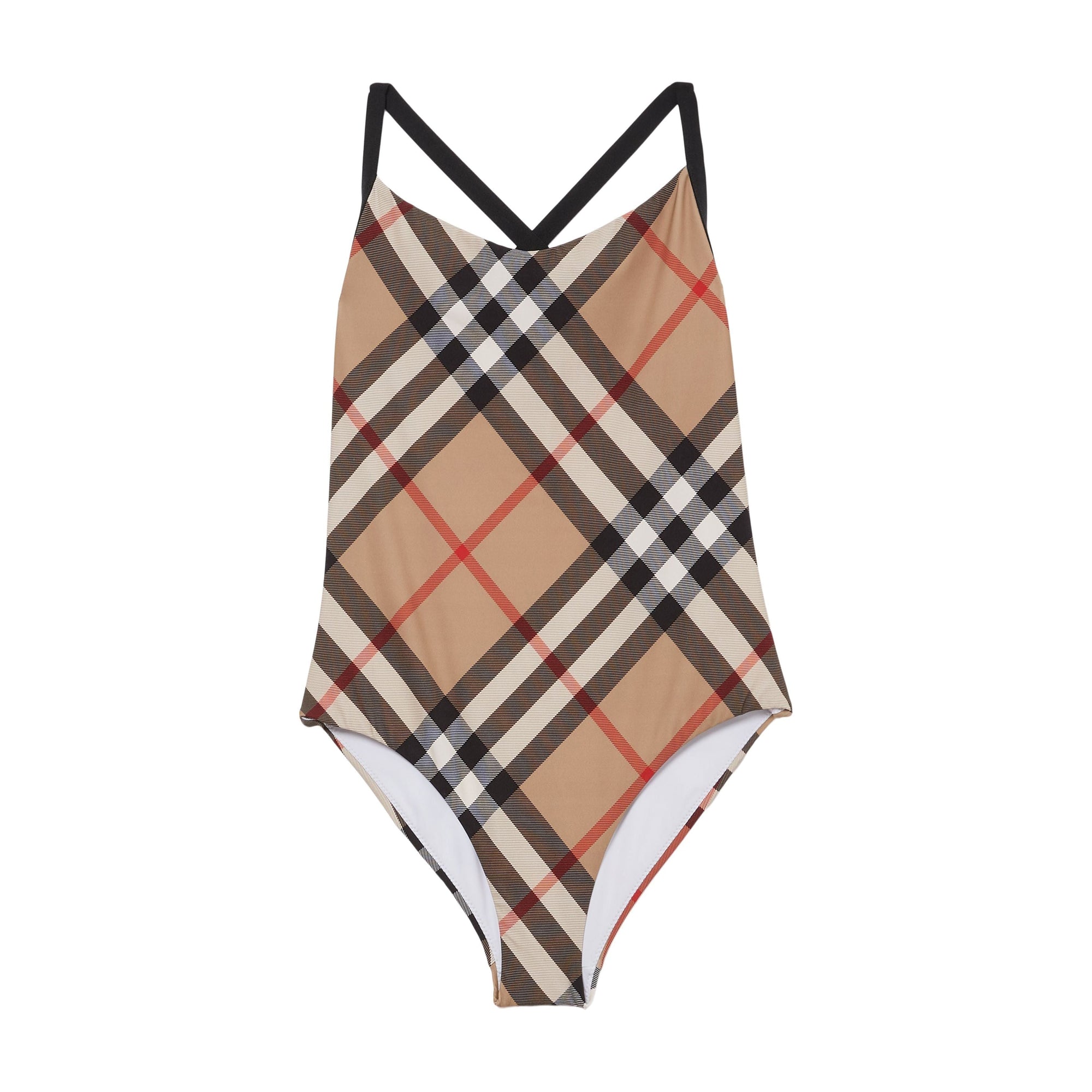 Maillot de bain à motif Exaggerated check - Archive Beige Check