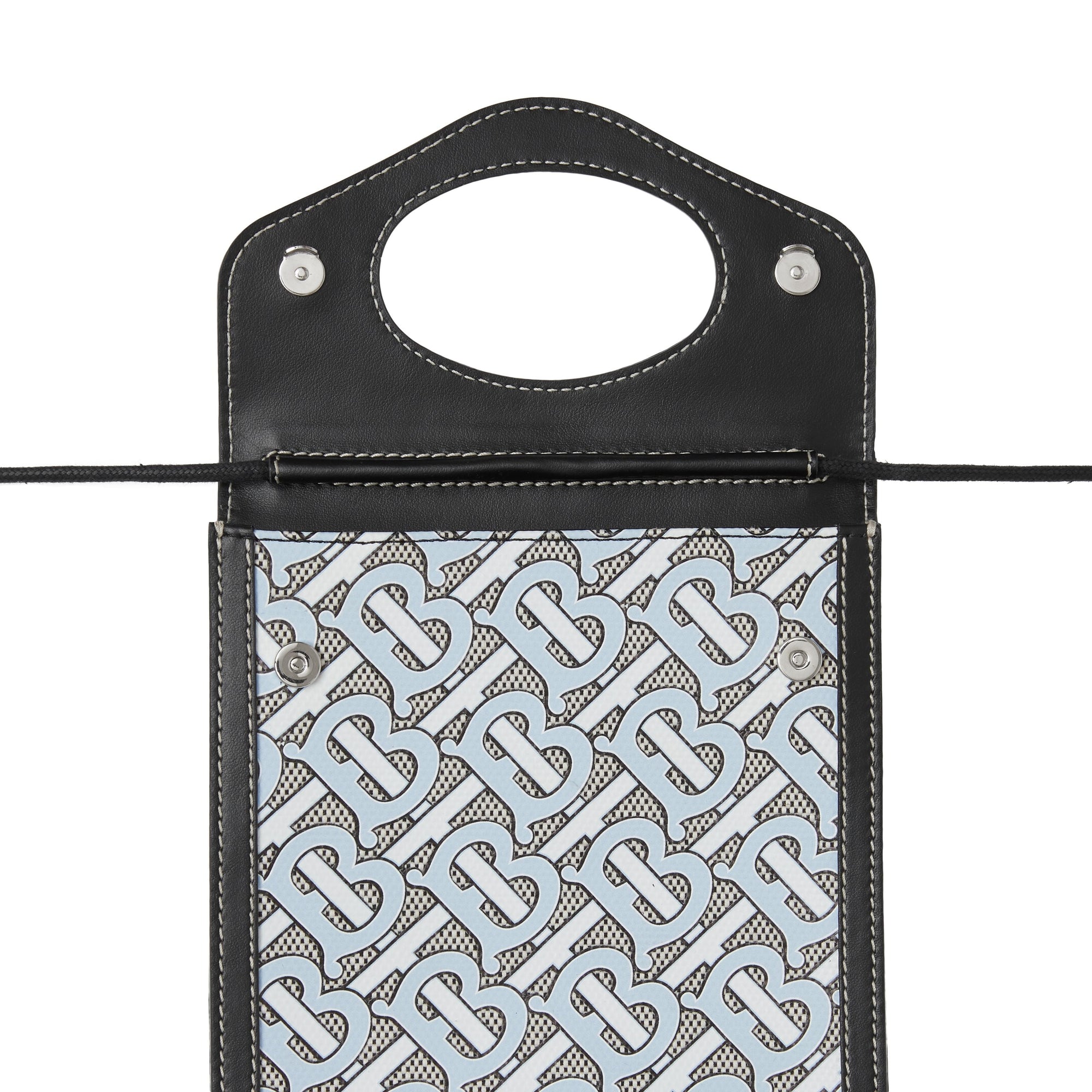 Étui pour téléphone Pocket en cuir et toile Monogram - Baby Blue