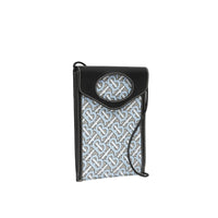 Étui pour téléphone Pocket en cuir et toile Monogram - Baby Blue