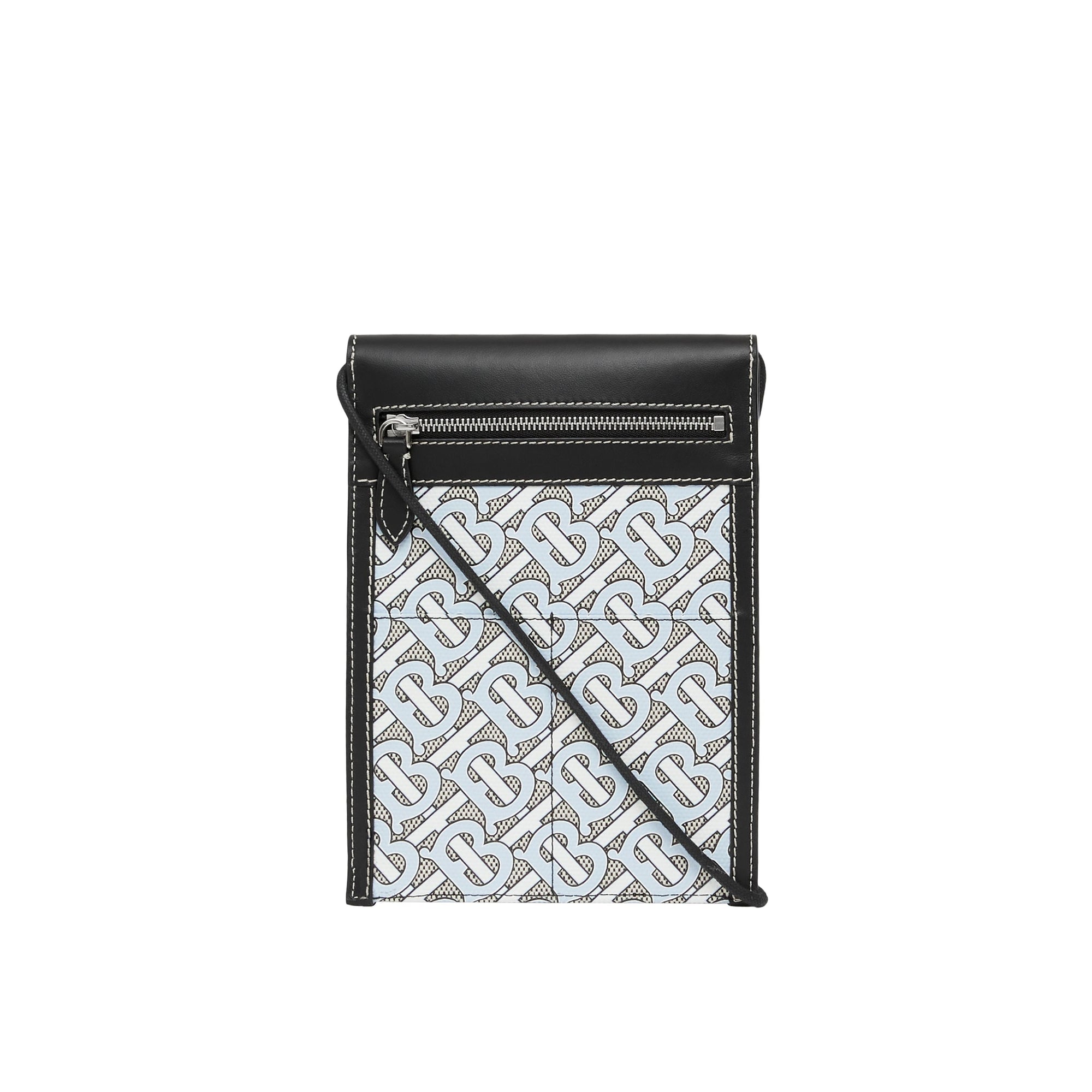 Étui pour téléphone Pocket en cuir et toile Monogram - Baby Blue