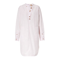 Robe tunique à fines rayures - Pale Pink