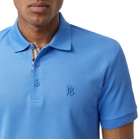 Polo à manches courtes et broderie - Vivid Cobalt