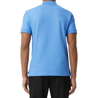 Polo à manches courtes et broderie - Vivid Cobalt