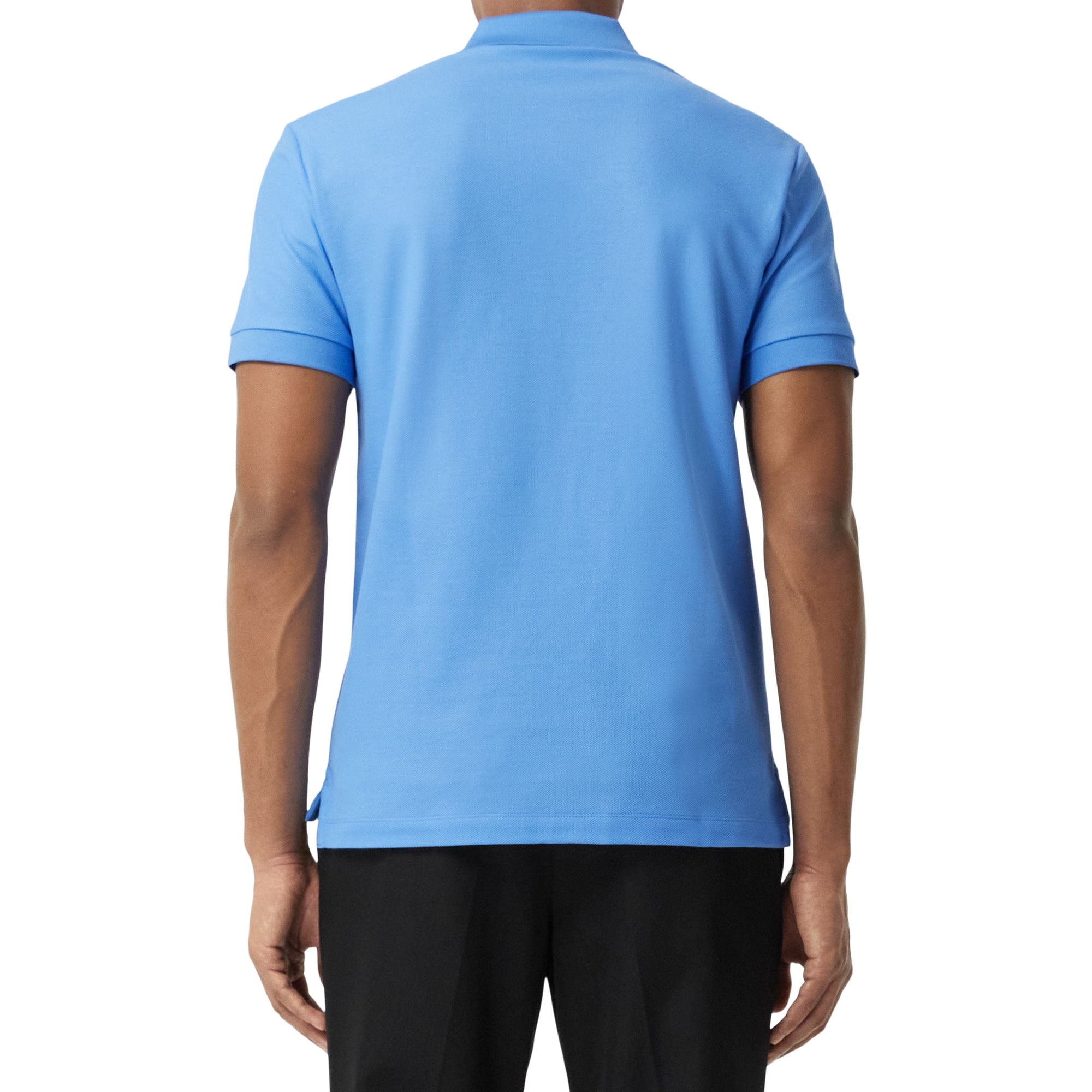 Polo à manches courtes et broderie - Vivid Cobalt