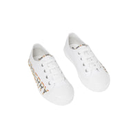Sneakers à logo à rayures iconiques - Optic White
