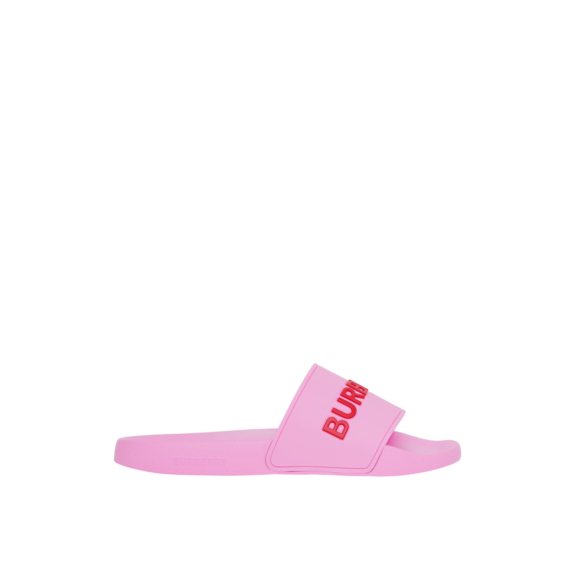 Mules plates à logo contrasté - Bubble Gum Pink