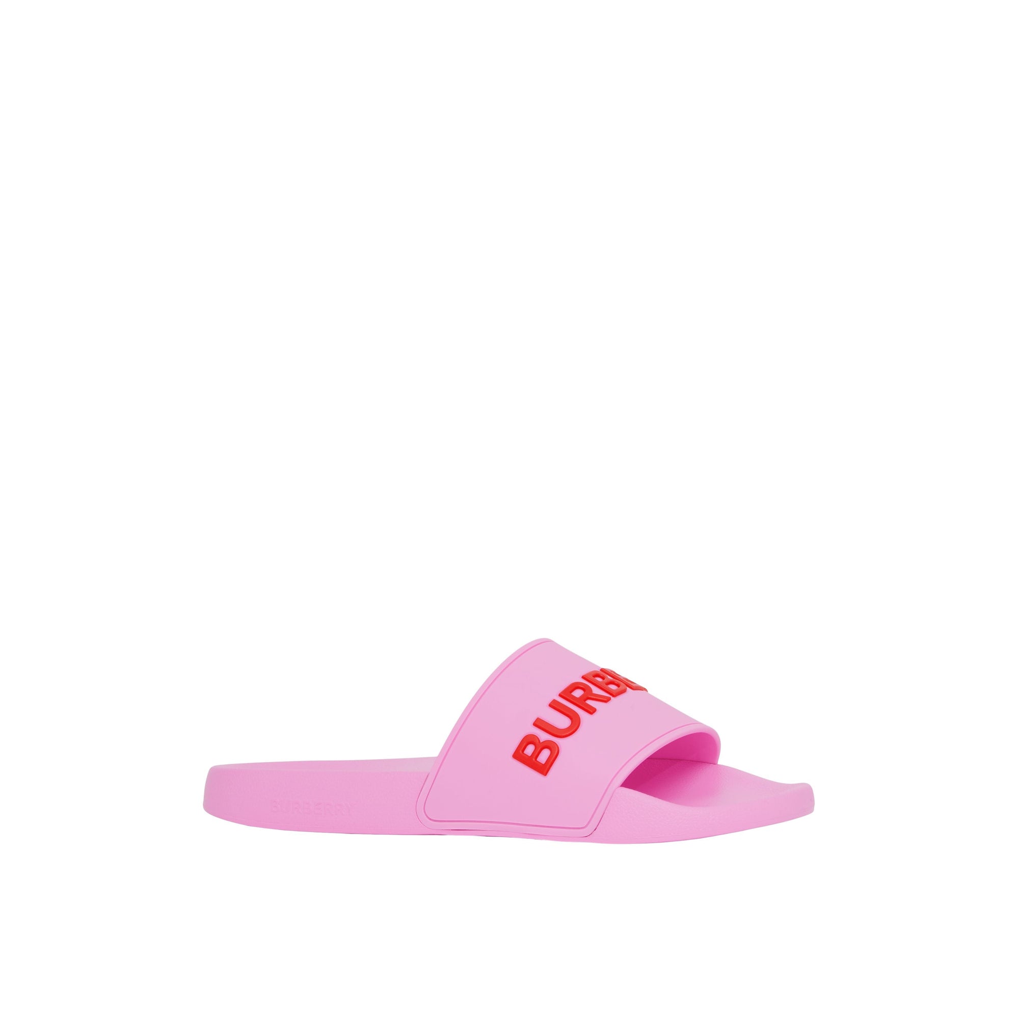 Mules plates à logo contrasté - Bubble Gum Pink
