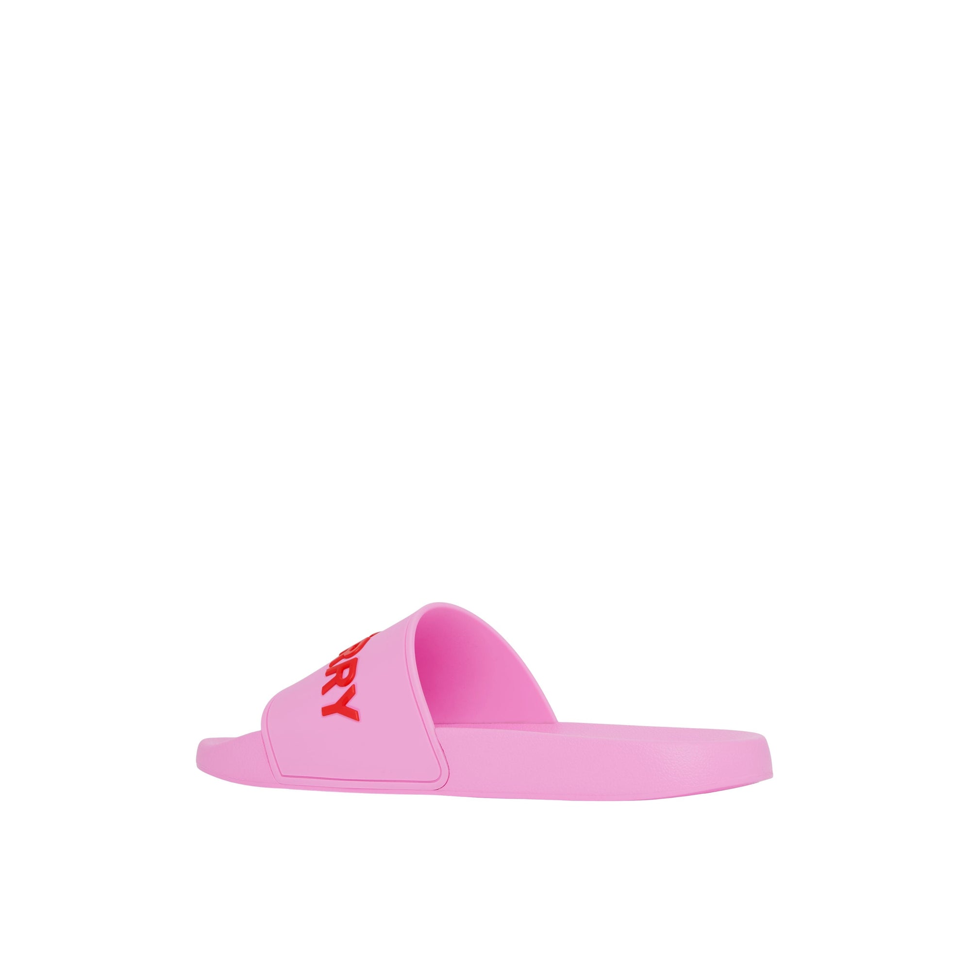 Mules plates à logo contrasté - Bubble Gum Pink