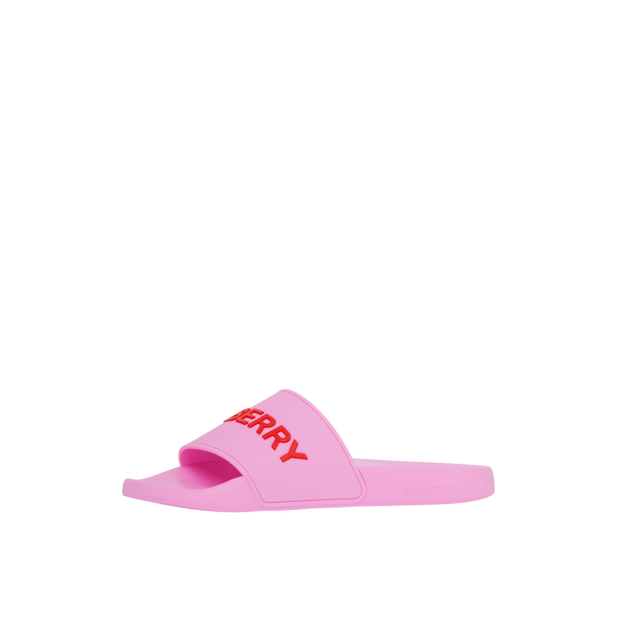 Mules plates à logo contrasté - Bubble Gum Pink