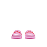 Mules plates à logo contrasté - Bubble Gum Pink