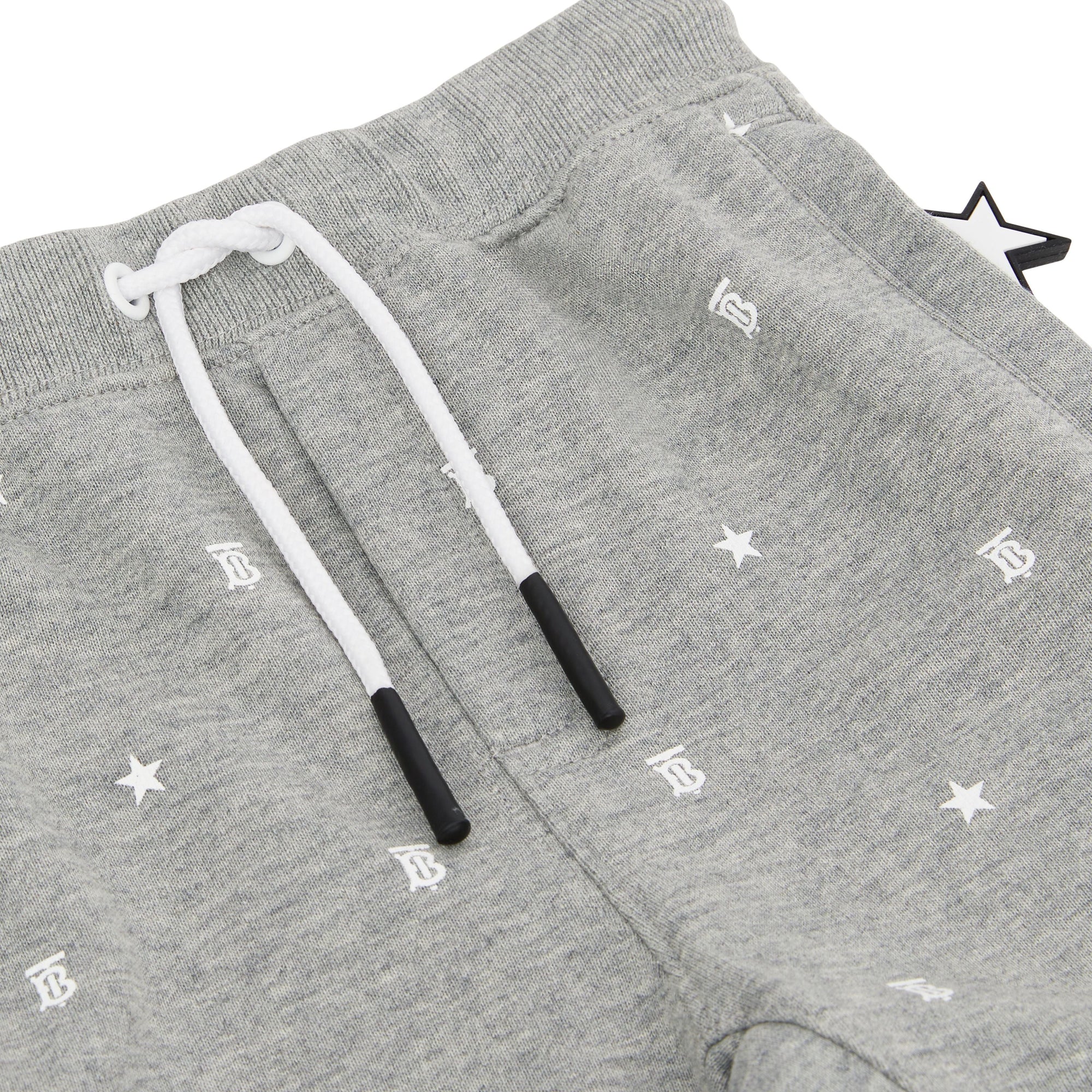 Pantalon de survêtement en coton à motifs étoilé - Grey