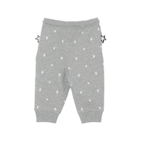 Pantalon de survêtement en coton à motifs étoilé - Grey
