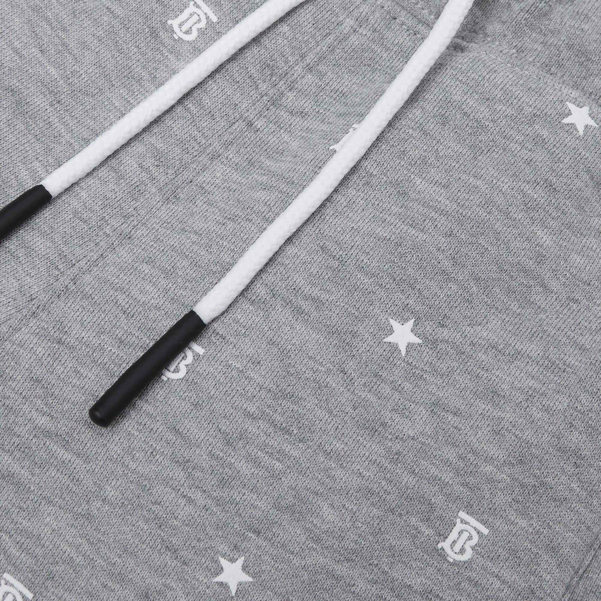 Short en coton à motifs étoilé et Monogram - Grey