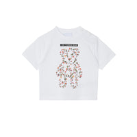 T-shirt en coton à imprimé Ourson - White