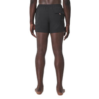 Short de bain à cordon de serrage à motif requin - Black