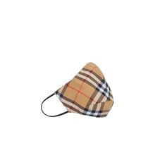 Masque à motif Vintage check - Antique Yellow Check