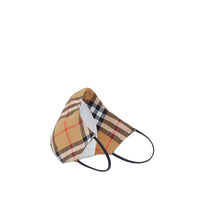 Masque à motif Vintage check - Antique Yellow Check