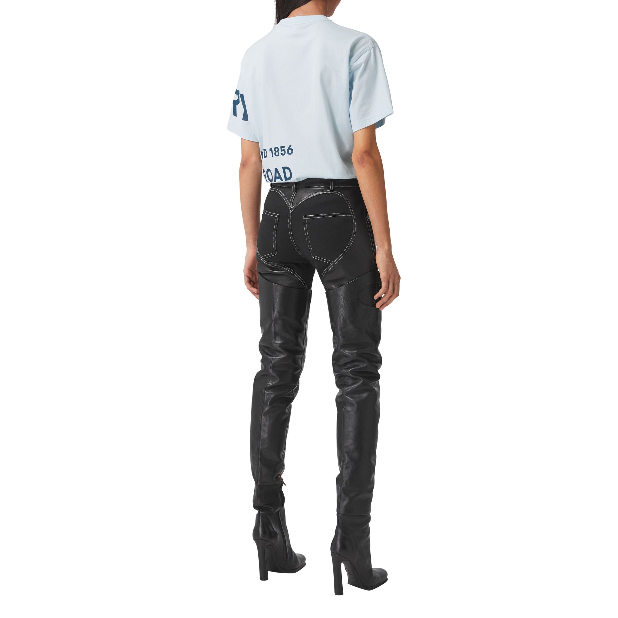 T-shirt oversize en coton Horseferry - Pale Blue