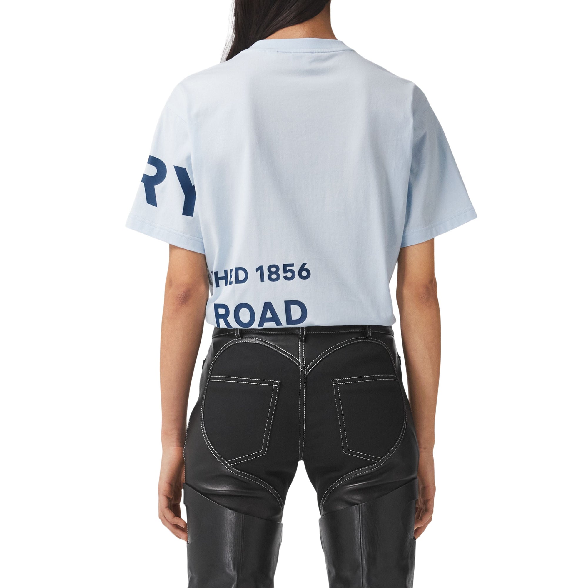 T-shirt oversize en coton Horseferry - Pale Blue