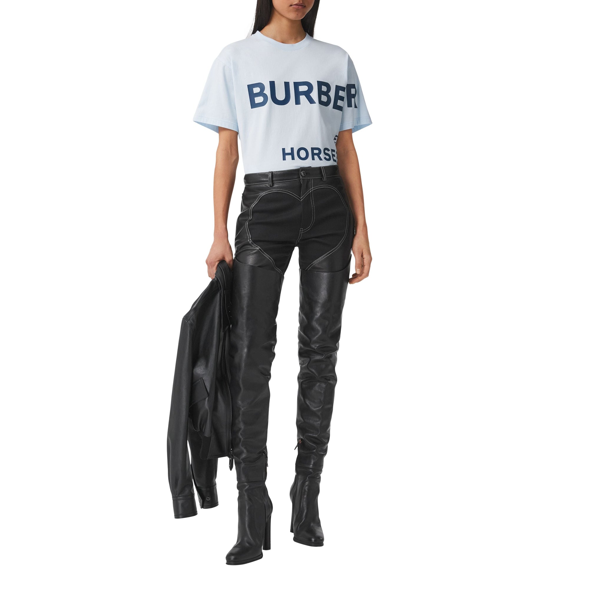 T-shirt oversize en coton Horseferry - Pale Blue