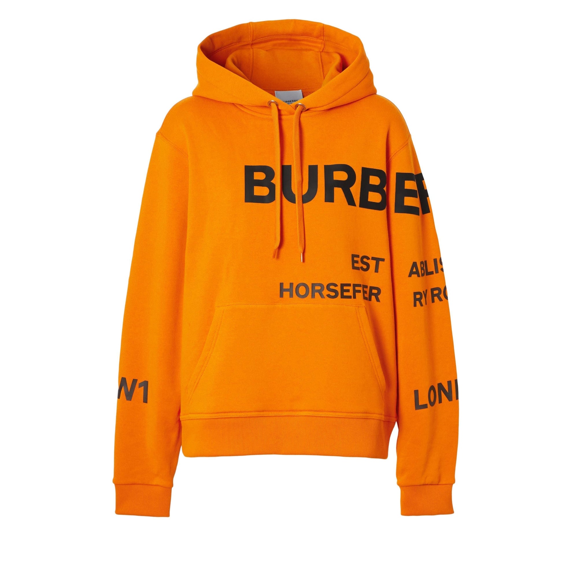 Hoodie oversize Horseferry - Deep Orange