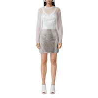 Mini jupe avec cristaux - Pale Biscuit