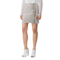 Mini jupe avec cristaux - Pale Biscuit