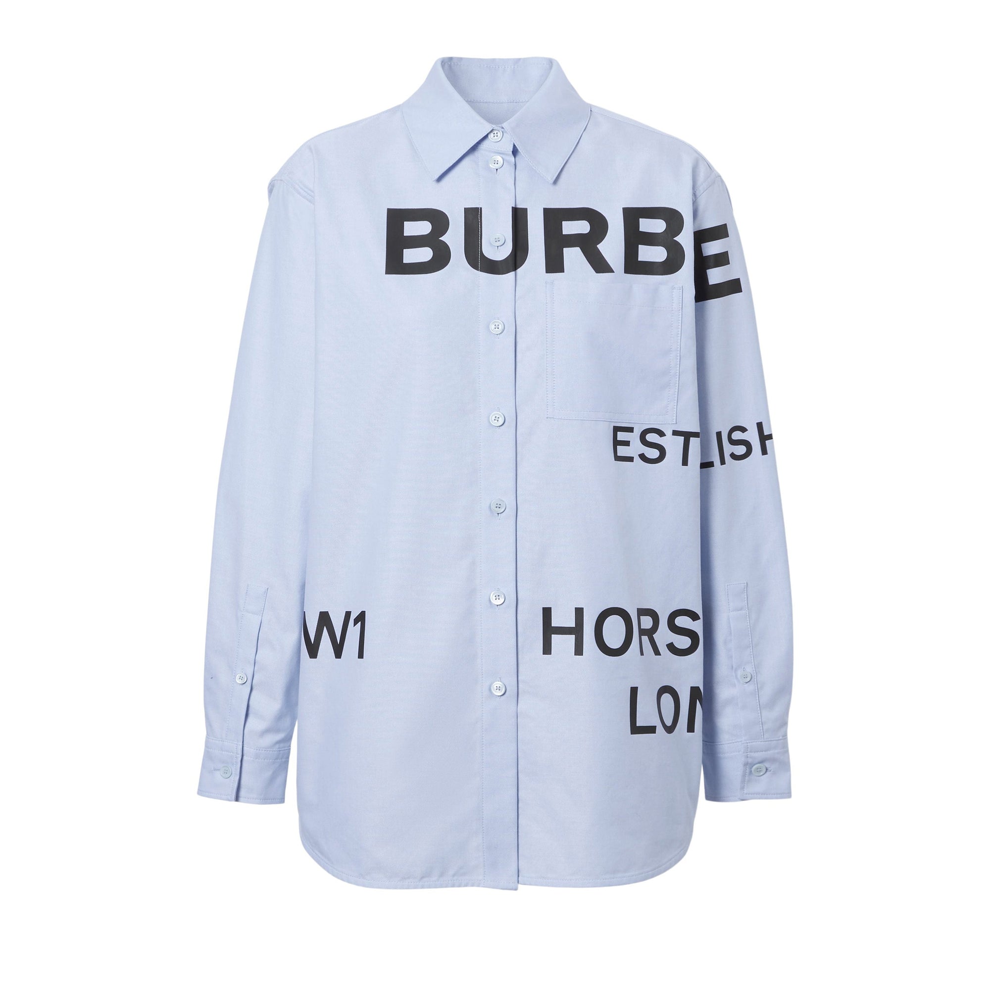 Chemise Oxford oversize Horseferry - Pale Blue
