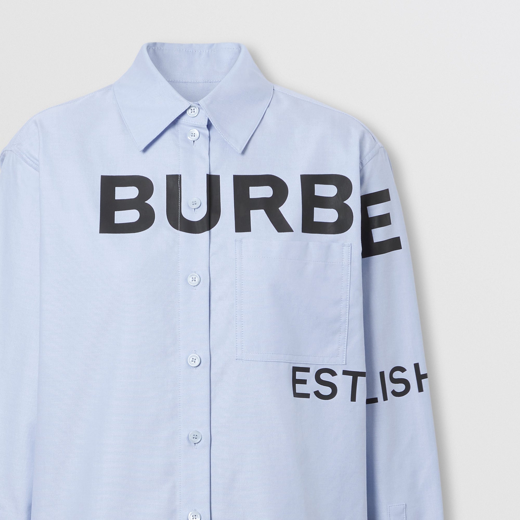Chemise Oxford oversize Horseferry - Pale Blue