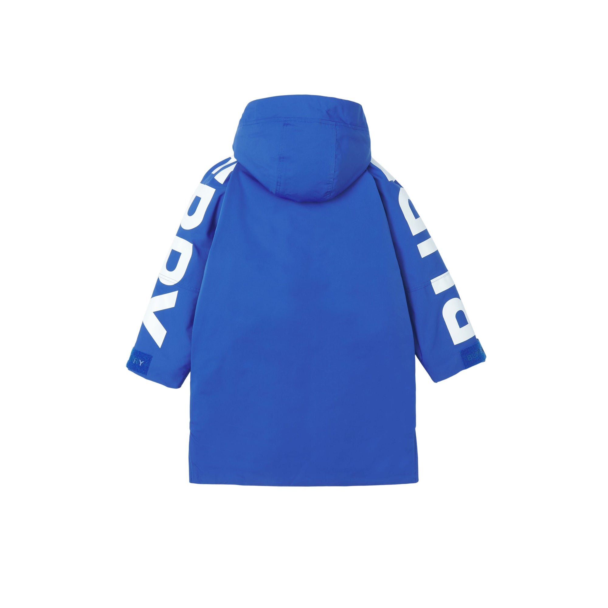 Manteau oversize à doublure molletonnée avec logo - Cobalt Blue