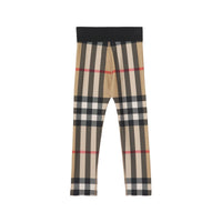 Legging à motif check - Archive Beige Check