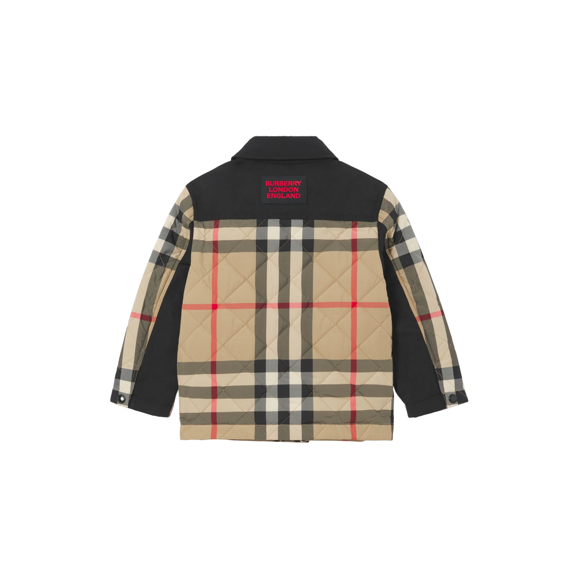 Veste matelassée à logo appliqué - Archive Beige Check