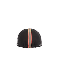 Casquette en coton avec coordonnées et rayures iconiques - Black & White