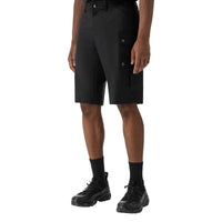 Short cargo en mohair et laine - Black